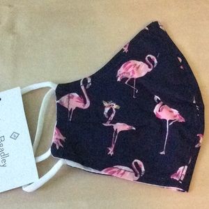 New Vera Bradley flamingo fiesta face mask NWT
